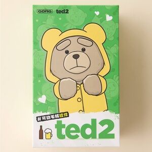 NIB POP MART Ted2 Teddy Bear Action Plush Pendant Blind Box Figures never opened